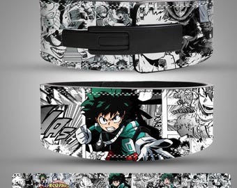 Hero Anime Weightlifting Belt – Custom Gym Back Support for Powerlifting & Deadlifts