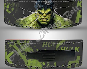 Hulk Weightlifting Belt – Leather Lever Belt for Powerlifting, Bodybuilding (10mm/13mm)