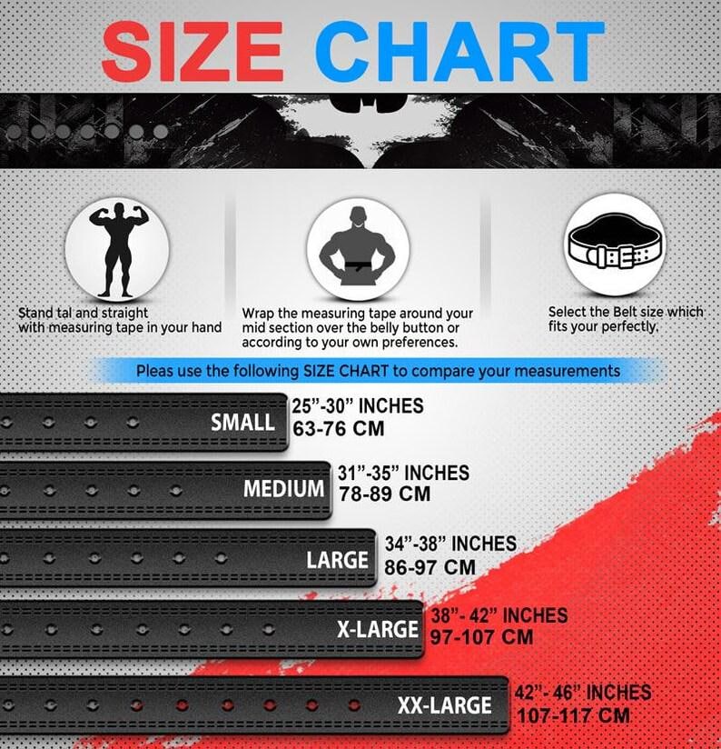 Goku Lifting Belt Dragon Ball Z Lifting belt Anime Weightlifting Belt, Dead Lifting Powerlifting Belt, Goku Belt, Custom Anime Lifting Belts Size chart