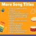 Preschool Circle Time Songs: MP3 Recordings & Printable Song Pages - Etsy
