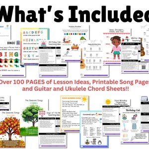 Preschool Circle Time Songs: MP3 Recordings & Printable Song Pages - Etsy
