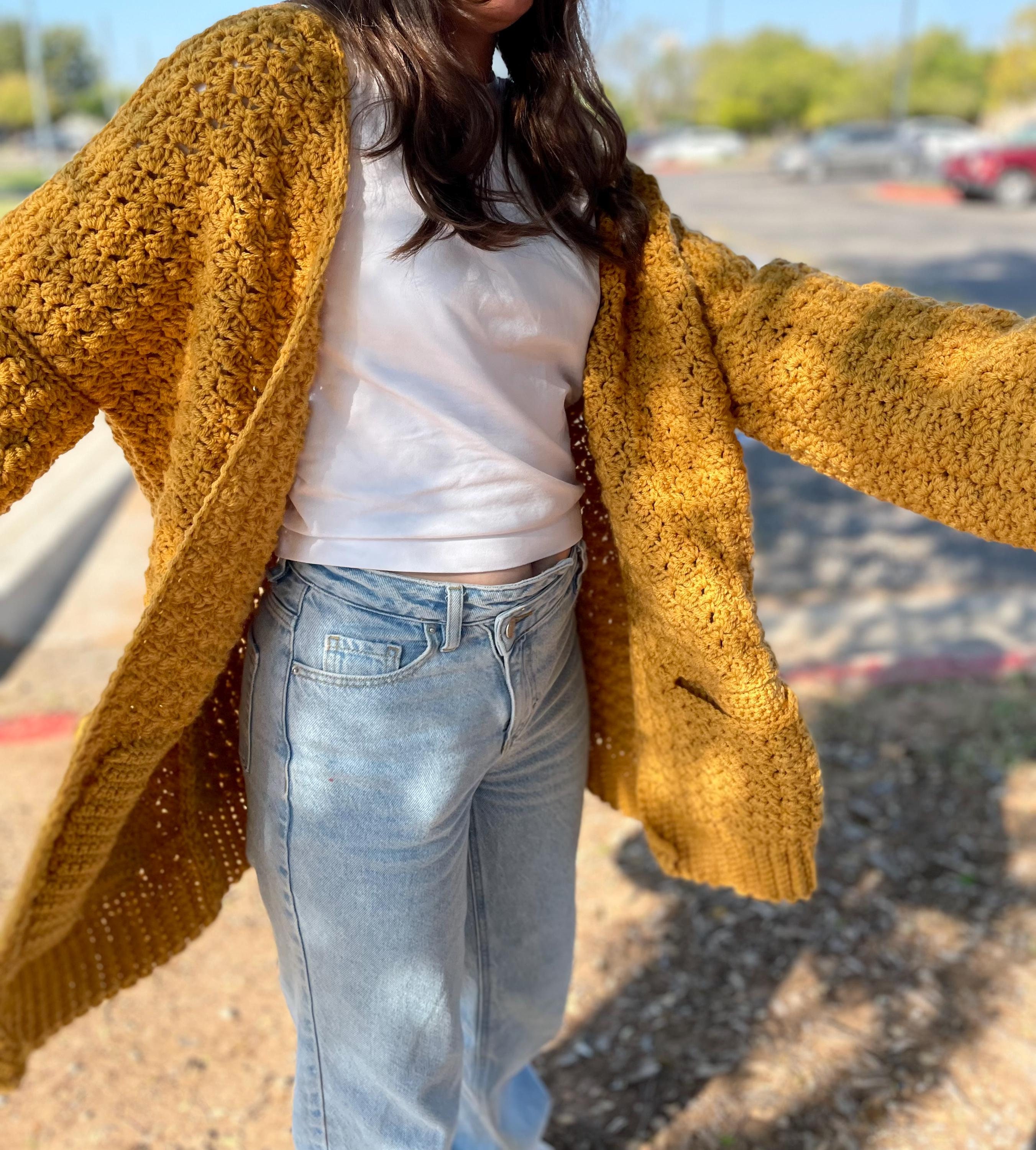 Yellow cardigan plus size Österreich