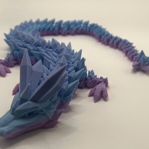 Articulated Dragon - fidget toy, flexi for desk 3D print