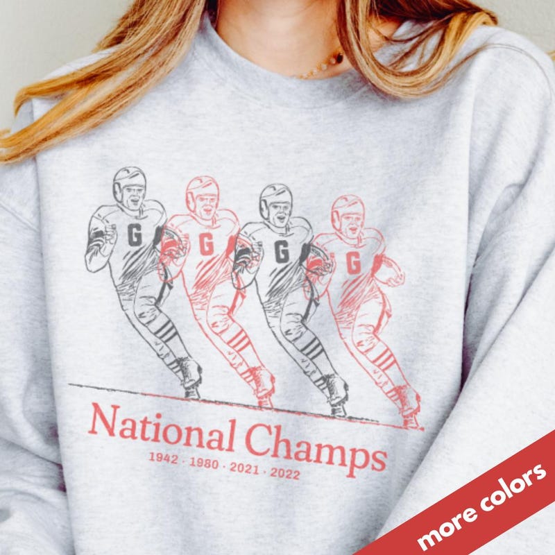 UGA Jewel Letter Sweatshirt main image 0