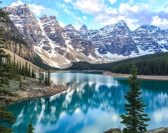 Moraine Lake Photography Print: Banff National Park Landscape (Digital Download)