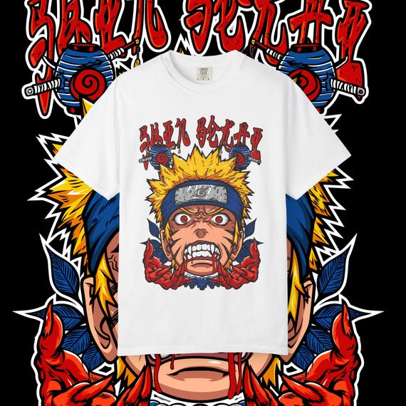 Naruto Nine Tails Graphic Tee: Unisex Anime Manga Shirt