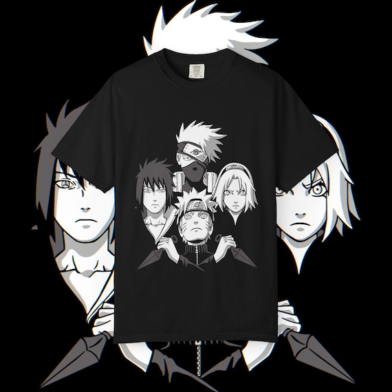 Naruto Team 7 Graphic T-shirt: Unisex Anime Tee