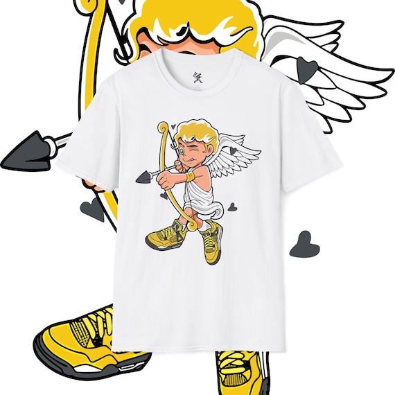 Celestial Angel T-Shirt: Vintage Style Cotton Tee