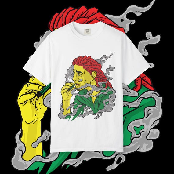 Vibrant Art T-Shirt: Relaxed Bohemian Style Unisex Tee