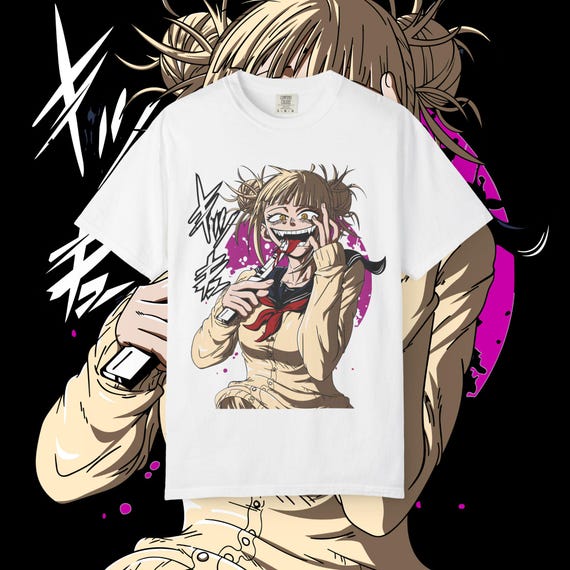 Himiko Toga Anime T-shirt, My Hero Academia, Cosplay Tee