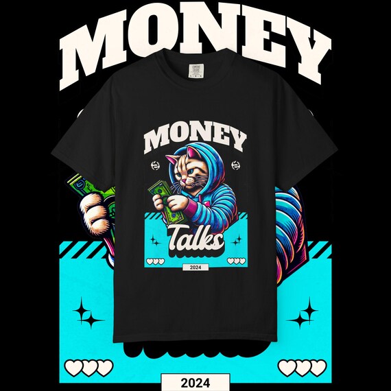 Make Money Graphic Tee: Unisex Vintage Style Cotton T-Shirt