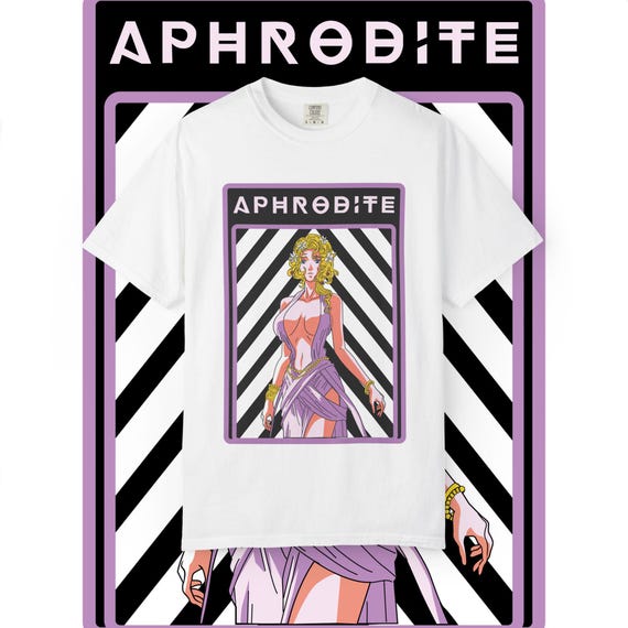 Aphrodite Graphic T-Shirt: Unisex Garment-Dyed Greek Mythology Tee