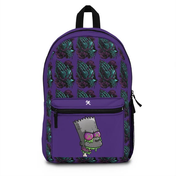 Zombie Prayer Backpack, Spooky Halloween Book Bag
