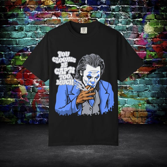 Humorous Joker T-Shirt: Last Laugh Comic Art, Funny Unisex Tee