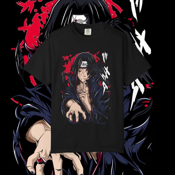 Itachi Uchiha T-shirt, Anime Manga Graphic Tee