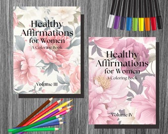 Adult Coloring Pages for Mental Health | Mental Health Coloring Pages Printable | Motivational Coloring Sheets | Positive Affirmation