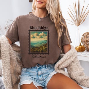 Blau Ridge Mountains Shirt Nordcarolina Shirt Virginia Shirt Bergliebhaber Shirt Appalachian Spur Wandern Shirt Blue Ridge Mountains Geschenk