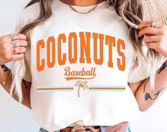 Coconuts Baseball Comfort Colors Shirt,Coconuts Baseball Game Day Tee Shirt,Coconut Baseball Fan Gift,Loco Baseball Tee Shirt