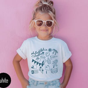 Philadelphia Football Comfort Colors Shirt,Cute Trendy Philly Football Shirt,Philadelphia Game Day Shirt,Gift for Philadelphia Football Fan zdjęcie 2