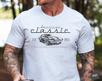 70th Birthday Gift for Men,70th Birthday Shirt,Car Guy Gift,Born in 1955 Shirt,Grandpa 70th Birthday Gift Shirt,Dad 70th Birthday Gift Shirt