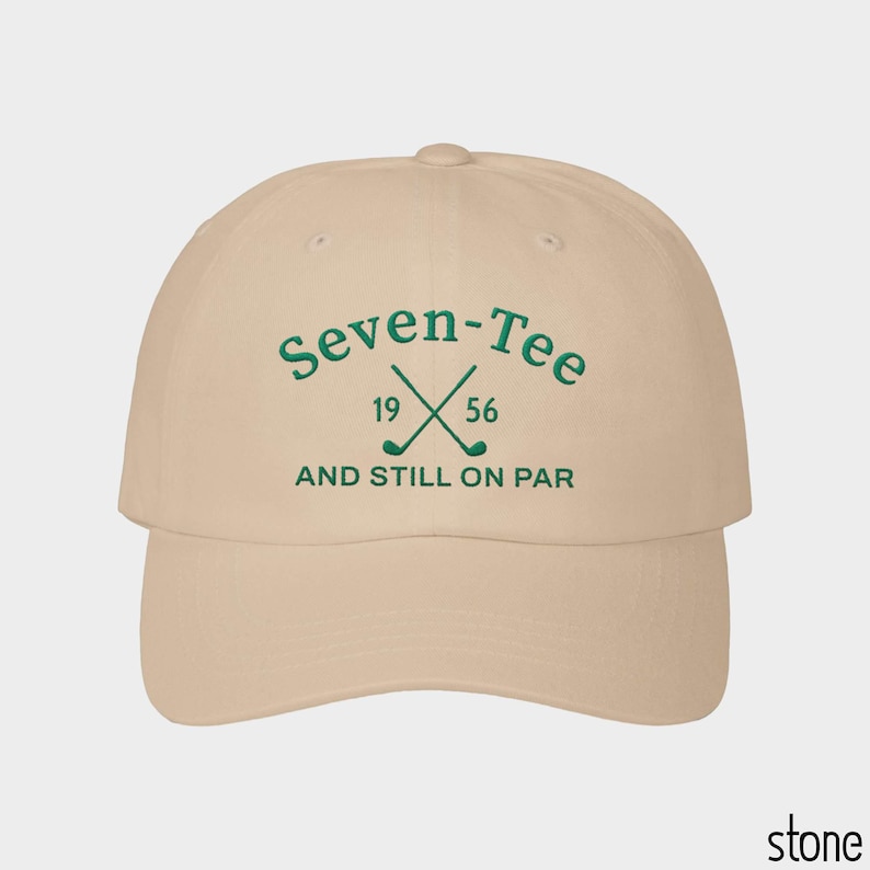 70th Birthday Gift for Men,70th Birthday Golf Hat,Seven-Tee And Still On Par,Grandpa Dad 70th Birthday Gift,Golf Lover Golfing Gift for 70th image 5
