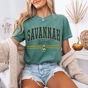 Savannah Baseball Comfort Colors Shirt,Cute Trendy Savannah Baseball Game Day Tee Shirt,Gift for Savannah Baseball Fan Gift,Banana Shirt