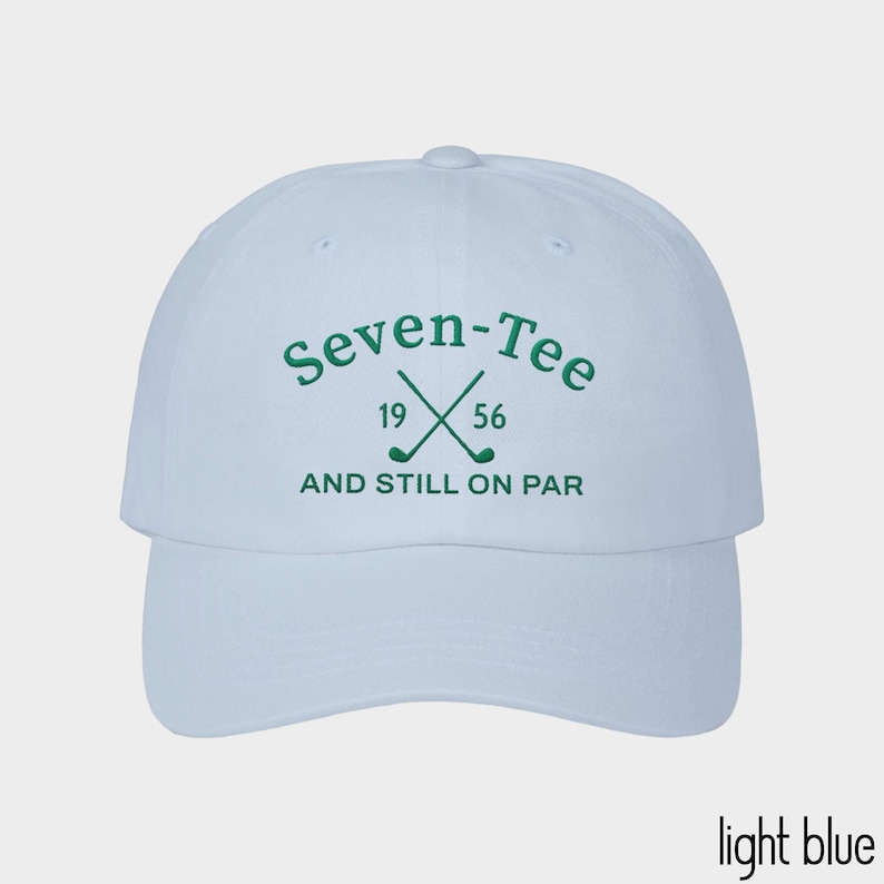 70th Birthday Gift for Men,70th Birthday Golf Hat,Seven-Tee And Still On Par,Grandpa Dad 70th Birthday Gift,Golf Lover Golfing Gift for 70th image 8