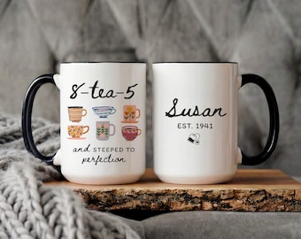85th Birthday Gift,Gift for 85th Birthday Woman,85th Birthday Gift for Women,Grandma Mom 85th Birthday Gift,85th Birthday Mug,8-tea-5 Mug
