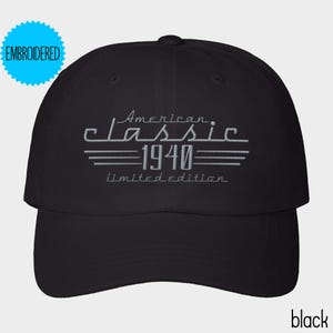 85th Birthday Gift for Men,American Classic 85th Birthday Hat, Born in 1940 Car Lover Hat,Grandpa 85th Birthday Gift,Dad 85th Birthday Gift