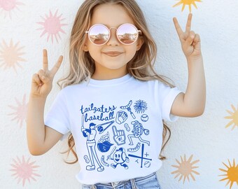 Toddler Baby Tailgaters Baseball Tee Shirt,Infant Tailgaters Baseball Shirt,Tailgaters Baseball Kid Shirt,Tailgaters Baseball Tee Girl Boy