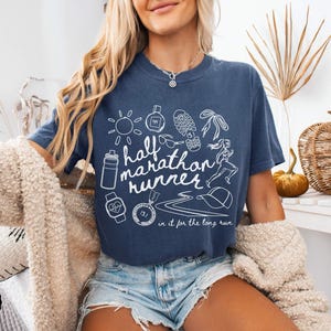 Half Marathon 13.1 Runner Doodle Comfort Colors Shirt,Gift for Half Marathon Runner Gift,Gift for Half Marathoner Shirt,First Half Marathon