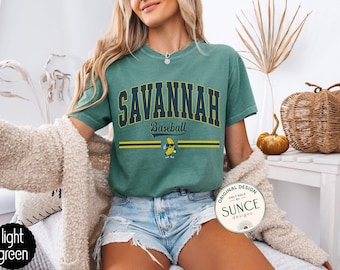 Savannah Baseball Comfort Colors Shirt,Cute Trendy Savannah Baseball Game Day Tee Shirt,Gift for Savannah Baseball Fan Gift,Banana Shirt