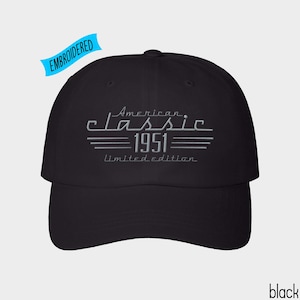 75th Birthday Gift for Men,American Classic 75th Birthday Hat, Born in 1950 Car Lover Hat,Grandpa 75th Birthday Gift,Dad 75th Birthday Gift