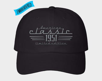 75th Birthday Gift for Men,American Classic 75th Birthday Hat, Born in 1950 Car Lover Hat,Grandpa 75th Birthday Gift,Dad 75th Birthday Gift