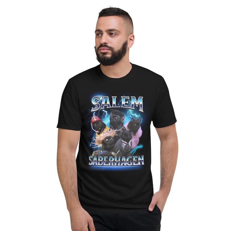 Salem Saberhagen Shirt, Sabrina the Teenage Witch Tee, 90s TV Sitcom T-Shirt image 8