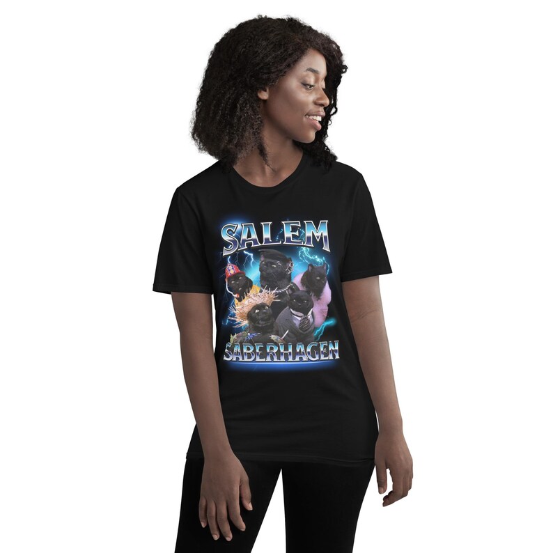 Salem Saberhagen Shirt, Sabrina the Teenage Witch Tee, 90s TV Sitcom T-Shirt image 7