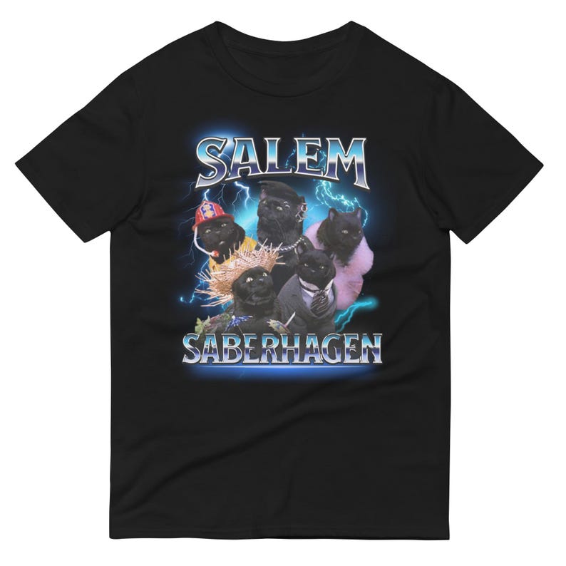 Salem Saberhagen Shirt, Sabrina the Teenage Witch Tee, 90s TV Sitcom T-Shirt image 10