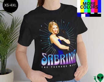 Camiseta de Sabrina, la bruja adolescente, camiseta gráfica retro de la serie de televisión de los 90, camiseta de Salem Y2K