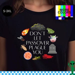 Camiseta de las plagas de la Pascua, camiseta divertida de Pésaj, tradiciones de las fiestas judías, chistes de la cena del Séder, regalo para iniciar una conversación, regalo de orgullo kosher