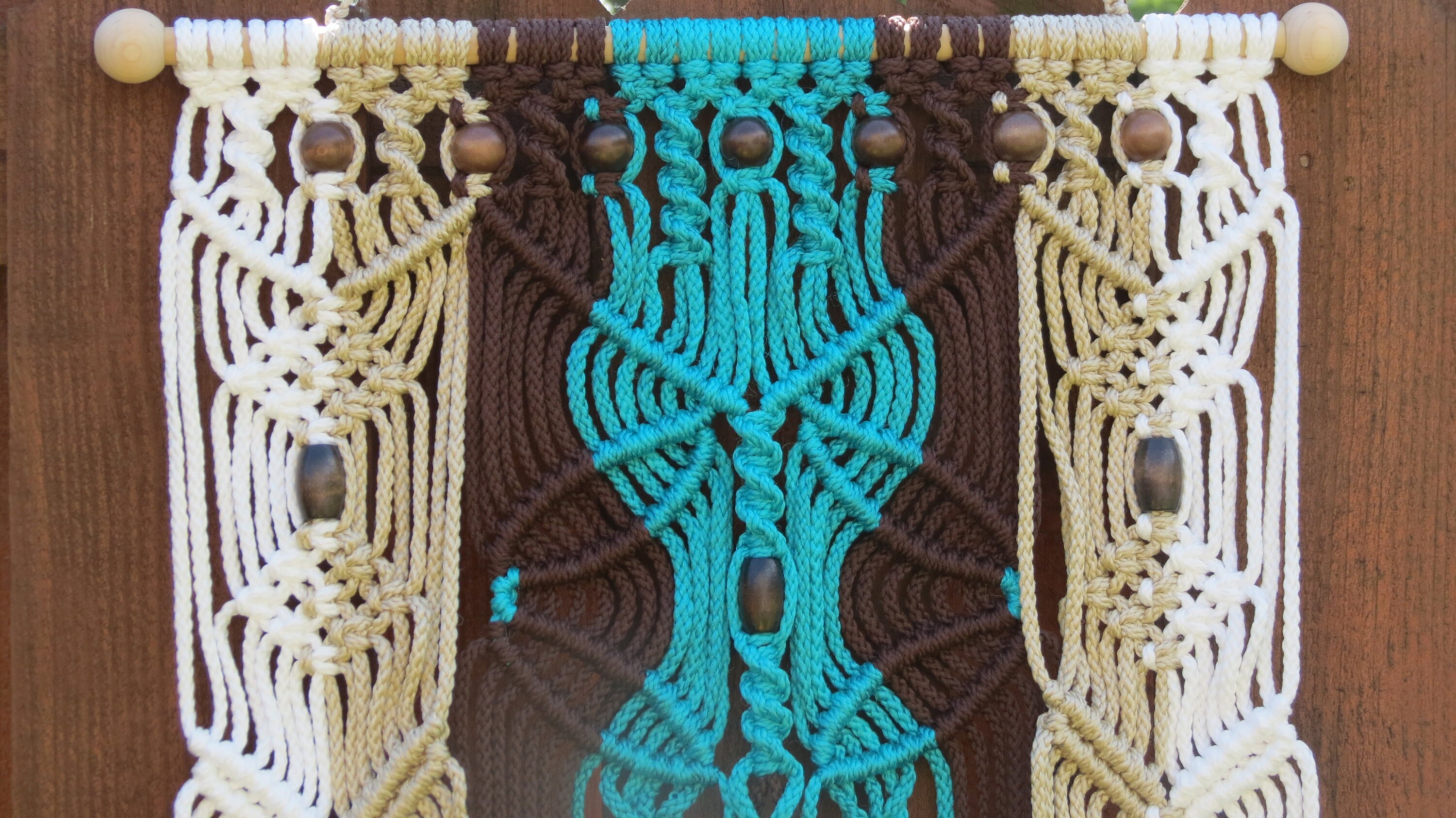 Boho Wall Hanging Boho Wall Art Turquoise Wall Hanging Boho Etsy