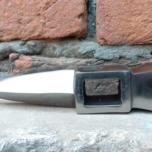 Handmade Medieval Axe Head with Spike - Carbon Steel Knight Replica image 9
