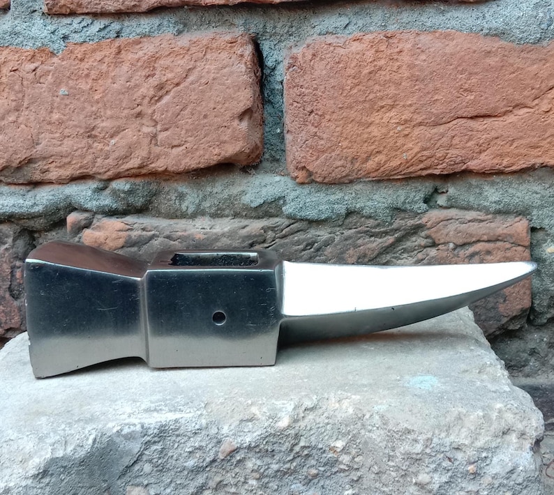 Handmade Medieval Axe Head with Spike - Carbon Steel Knight Replica image 8