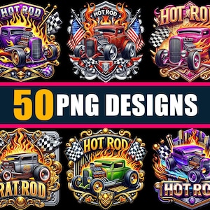ヴィンテージカー PNG バンドル 300 dpi | シャツ デザイン | dtf デザイン | 高品質 | 昇華デザイン | 即時デジタル ダウンロード |