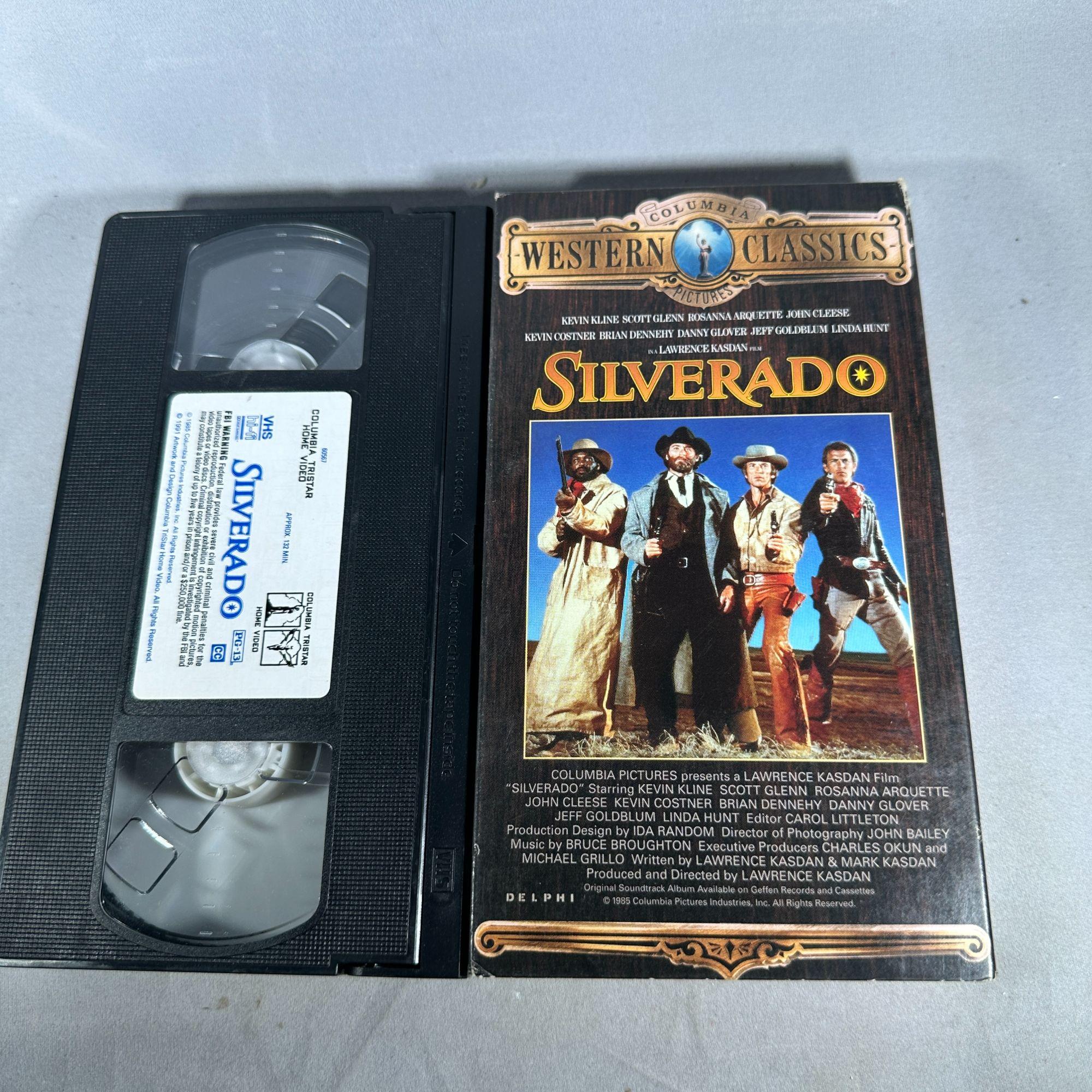 Silverado VHS Kevin Kline PG13 Columbia Pictures 1985 Western
