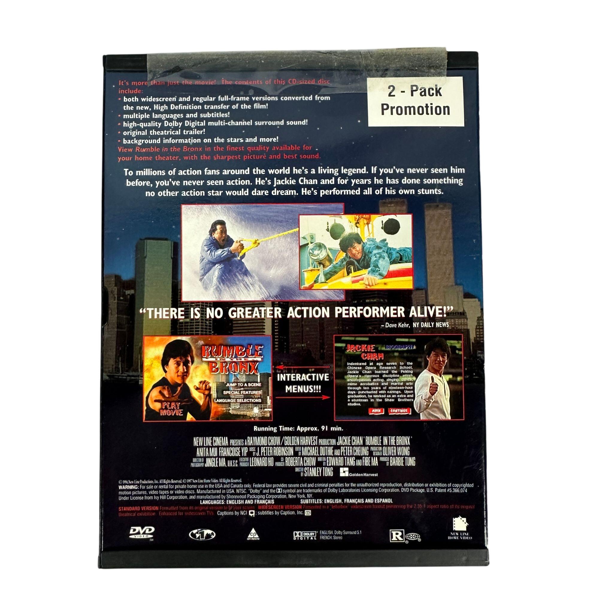 Jackie Chan Rumble in the Bronx DVD 1995 R Rated English Edition