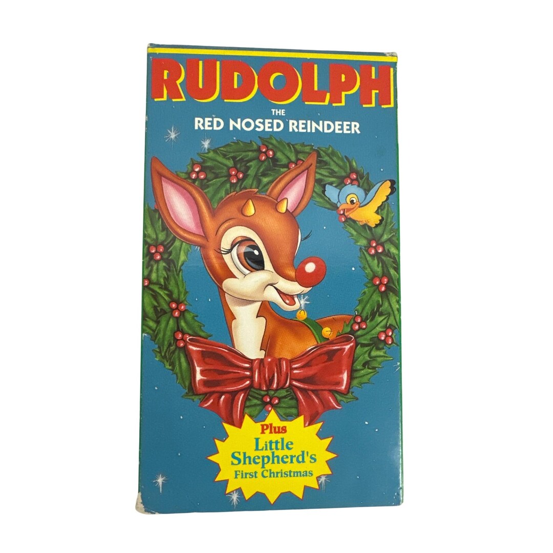 Rudolph the Red Nosed Reindeer VHS 1992 Edition Animated Holiday ...