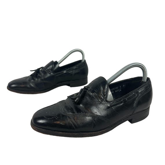 Black vintage Florsheim loafers Vintage New Florsheim Black Loafers in Box, Size 8 ½ 3E | eBay main image 4