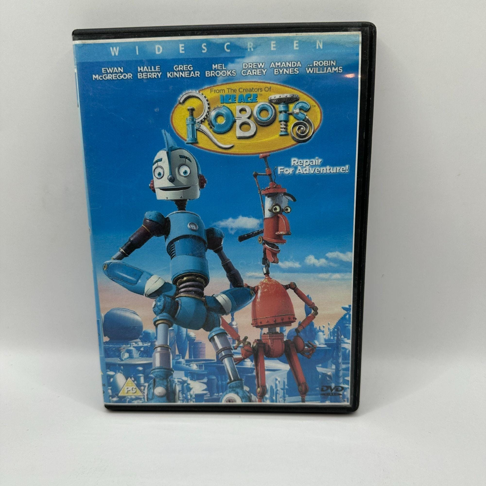 Robots DVD 2005 Widescreen Ewan Mcgregor Halle Berry Animated Comedy PG ...