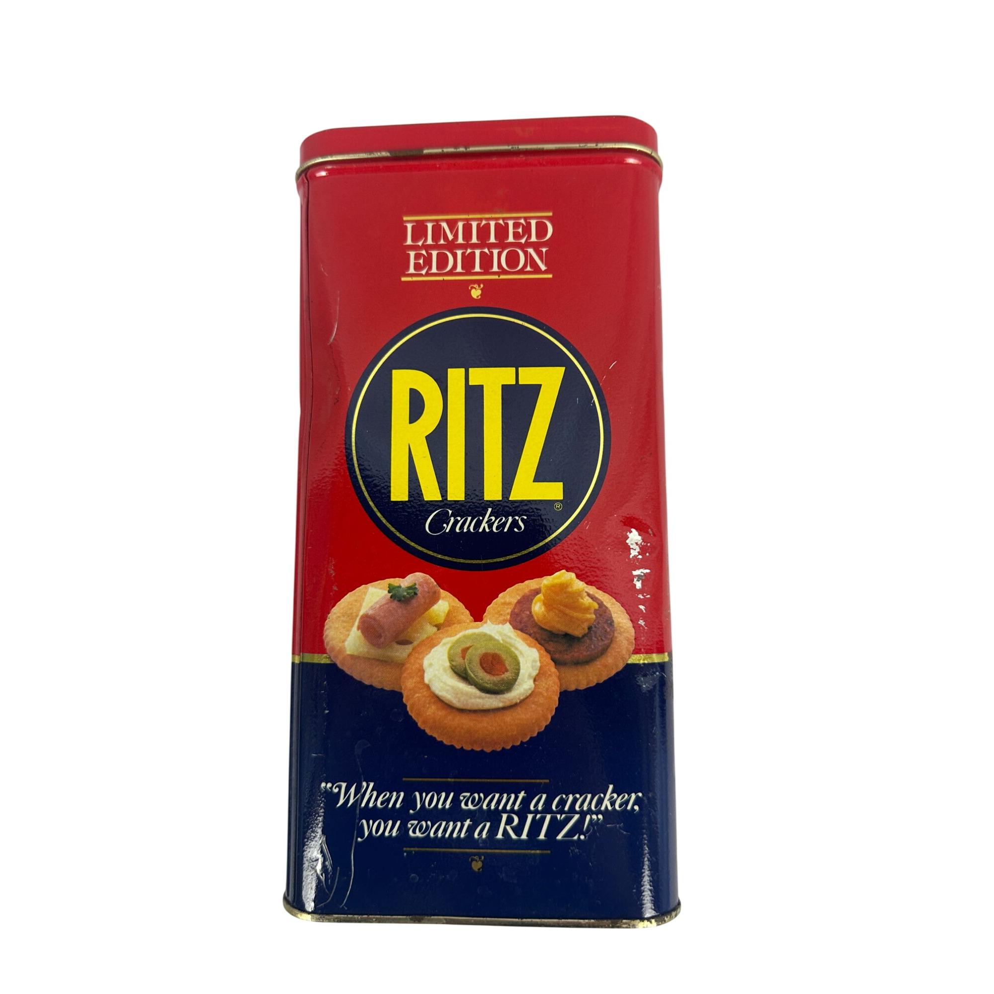 Limited Edition Ritz Crackers Collectible Vintage Tin Container
