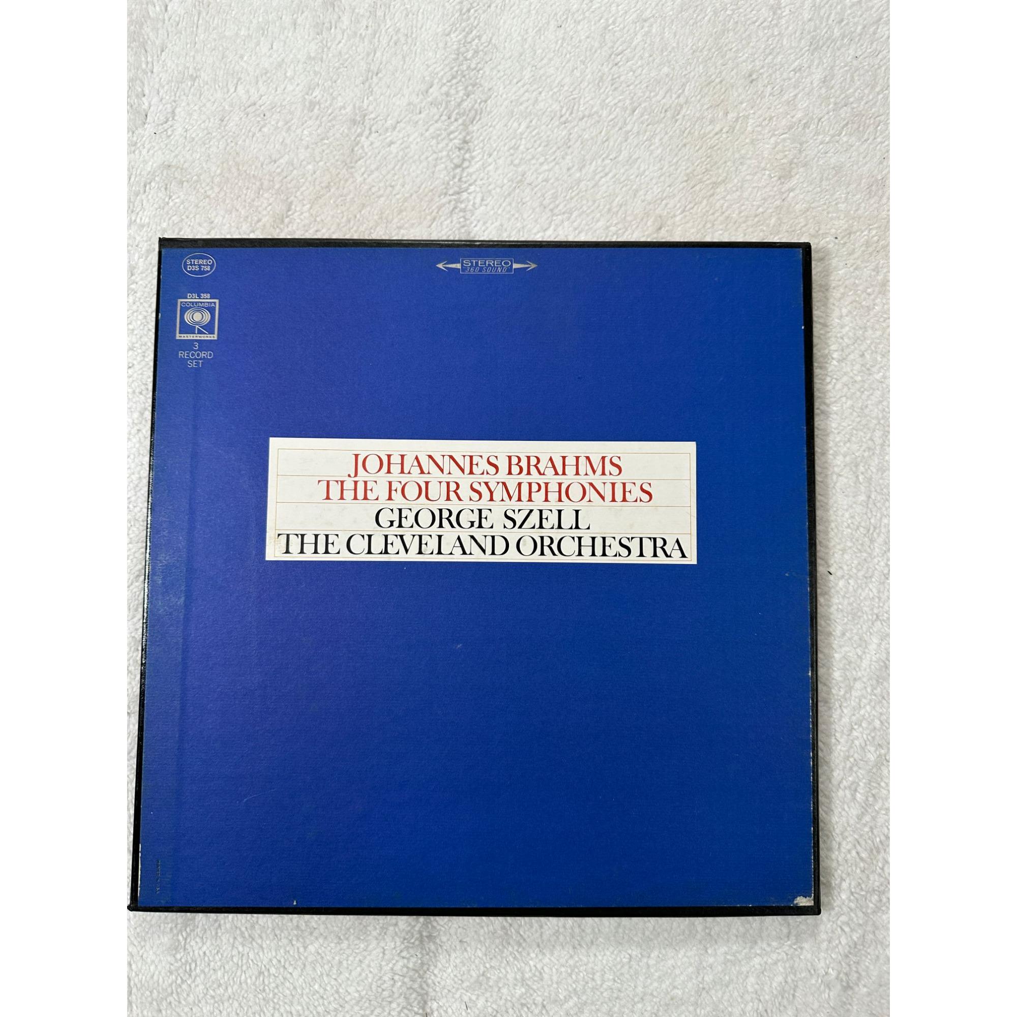 Johannes Brahms the Four Symphonies George Szell Cleveland